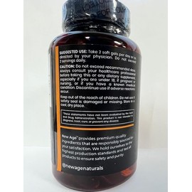 NEW AGE NEW AGE Black Seed Oil Softgel Capsules - Premium Cold-Pressed Nigella Sativa Producing Pure Black Cumin Seed Oil - Non-GMO & Vegetarian 90 Count (Pack of 3)