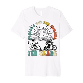 The Mountains Are Calling 7th Grade Student Mountain Bike Premium T-Shirt