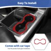 RT-TCZ for RAM Cup Holder Trim Cover Frame Red for