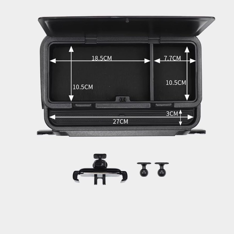 HAGEZA 7 Inch Navigation Screen Storage Box for Suzuki Jimny