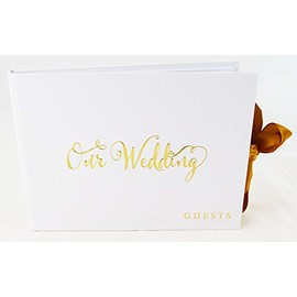 Always & Forever Gold Foil "Our Wedding" Guest Book WG703