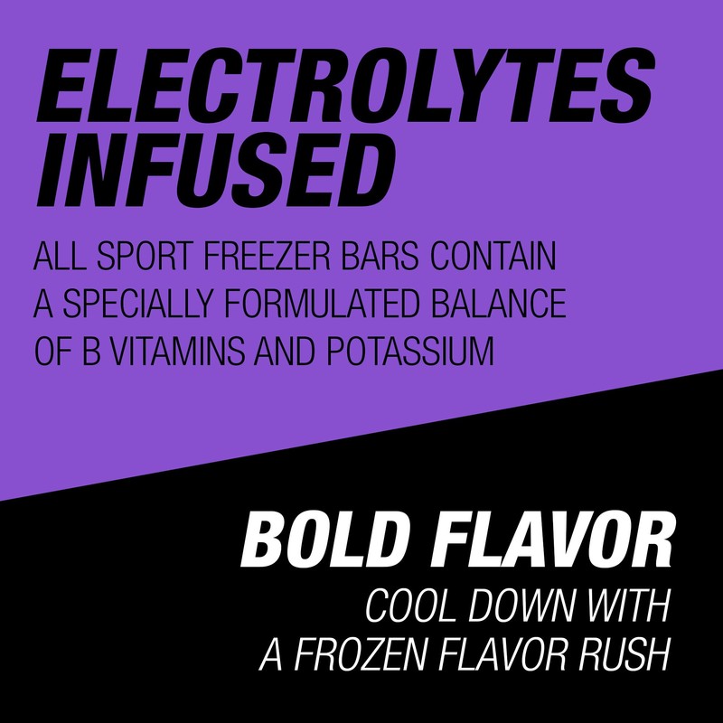 All Sport Freezer Pops, Giant Sized 3oz, 144 CT, Refreshing