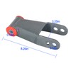 2 Inch Adjustable Rear Leveling Lowering Shackles Drop Kit Replacement