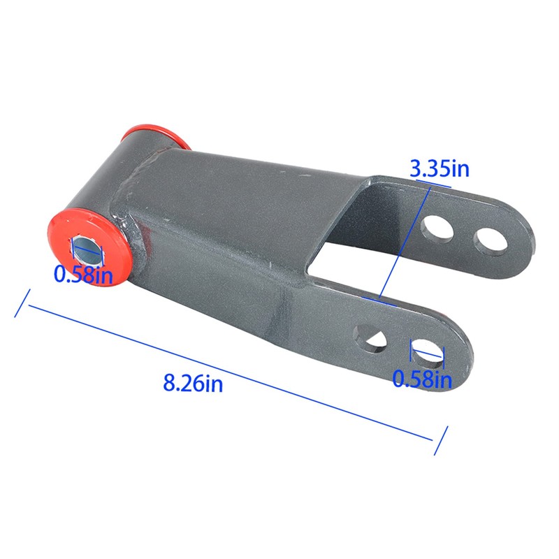 2 Inch Adjustable Rear Leveling Lowering Shackles Drop Kit Replacement