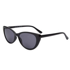 EYEGUARD anteojos de sol invisibles bifocales de lectura clásico UV400 Protección para exteriores con bisagra de resorte para mujer, Negro, +1.50