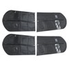 4pcs Garment Bags Waterproof Dustproof Thickened Suit Bag with Transparent