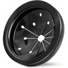 Black 3-Inch Garbage Disposal Splash Guard - Kitchen Sink Baffle