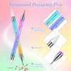 Tatuo 2 Pieces Nail Rhinestone Picker Dual Ended Wax Pen