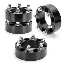 dynofit 4PCS 6x5.5 Wheel Spacers for Toyota 4Runner Tacoma FJ Cruiser, 2 inch 6 Lug Wheel Spacer with 12x1.5 Extended Lug Nuts 108mm Hub Bore, Forged Spacers Fit Tundra GX460 GX470 Sequoia Fortuner