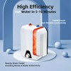 Tankless Electric Water Heater 1500W, 1.59Gal Under Sink Hot Water