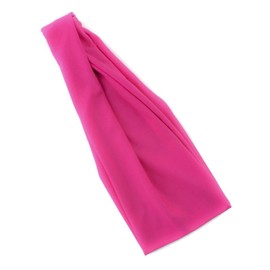 Mytoptrendz® Women's Soft Wide Strechy Headband Non Slip Fashion Workout Yoga Exercise Sweat Wicking Hair Band Beandeau Elastic Hair Bands Hair Accessories (Hot Pink)