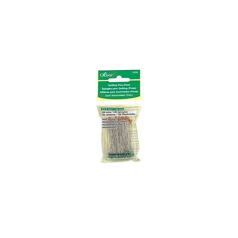 Clover Q2509 Quilting Pins, Fine