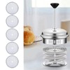 Akozon 5-Piece Set Stainless Steel Coffee Filters - Suitable for