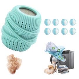 SHYSBV Pet Hair Remover for Laundry, Pack of 8 Washing Balls, Pet Hair Remover Washing Machines, Reusable Pet Hair Remover for Laundry, Animal Fur Laundry Catcher Hair Remover