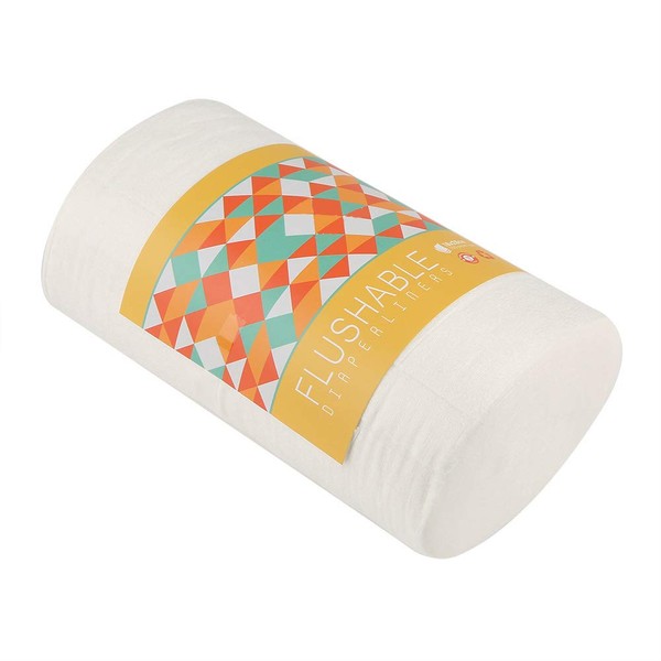 Biodegradable, Flushable Pack of 100 Baby Disposable Nappies, Nappy Liners,