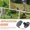 JAMHER Pack of 2 Lawn Trimmer Spool Cap, Cordless Lawnmower