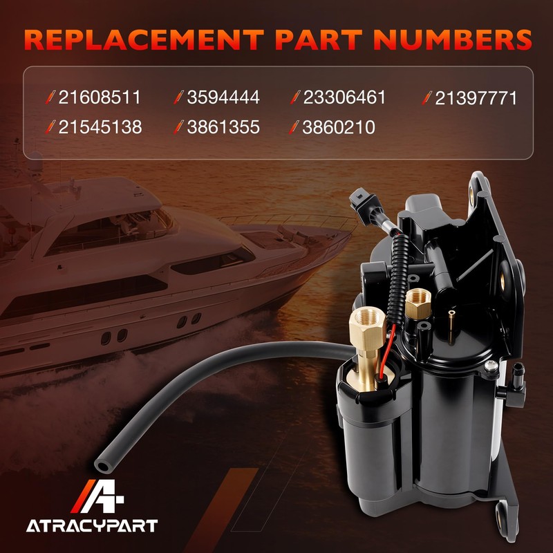 Electric Fuel Pump Assembly Compatible with Volvo Penta