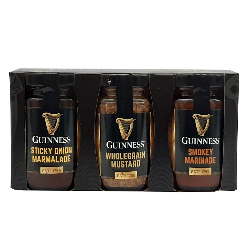 Guinness Gourmet Chutney, Mustard and Marinade Set of 3