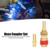 8mm Torch Hose Adapter Brass Connector Quick Coupler Fitting Kit