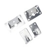 Aramox 1 Pair Removable Table Mount, Marine Stainless Steel Desk