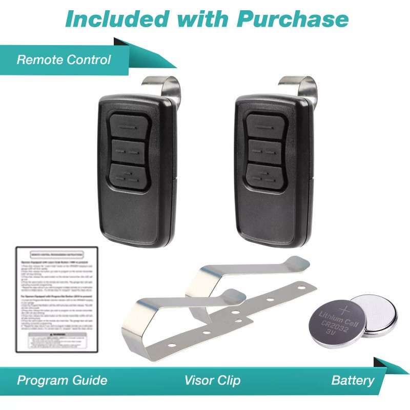 For Genie 2 For Genie Garage Door Remote Intellicode Technology,