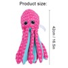 Pet Corduroy Octopus Vocal Toy Puppy Biting Training Toy for