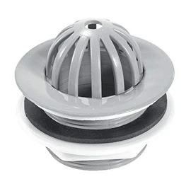 McAlpine 2" Grey Domed Urinal Waste GWU20
