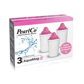 PearlCo Magnesium classic - 3 Pack Water Filter Cartridges (compatible with Brita® Classic)