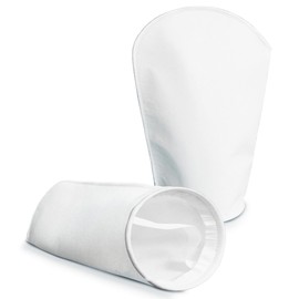 JOR Filter Sock 200 Micron, Double Stitched Machine Washable and Reusable, Extends Life of Filter System, Good for The Planet, Improves Aquarium Pond Water for Energetic Fish, Clear Water, 2 pack