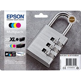 Epson 35XL MPACK Ink (XL BKundSTD cm, Black, Cyan, Magenta, Yellow