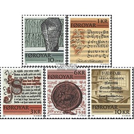Denmark - Faroe Islands 65-69 (complete.issue.) unmounted mint/never hinged ** MNH 1981 Historical Fonts (Stamps for collectors)