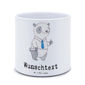 Mr. & Mrs. Panda Blumentopf Bedrucken Panda Bester Großonkel der Welt - Personalisierte Geschenke, Selbst Gestalten, Pflanztopf personalisiert, Mit Namen, Onkel, Personalisierter, Schenken