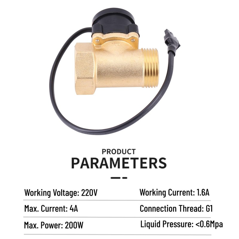 Water Flow Switch HT-800 Flow Monitor G1 Thread 220 V