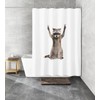 Kleine Wolke George Shower Curtain 180 x 200 cm Taupe