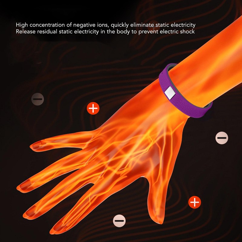 Silicone Static Bracelet Improve Sleep Quality Reduce Inflammation Antistatic Wrist