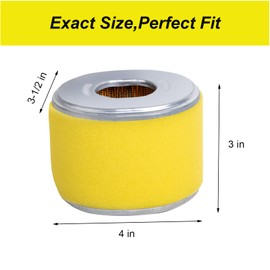 DemJamr GX270 Air Filter Spark Plug Tune Up Kit for Honda GX240 8HP GX 270 9HP Engine, Replaces 17210-ZE2-505 17210-ZE2-515 17210-ZE2-822 Air Filter
