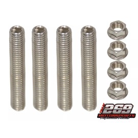 269 Motorsports SBC BBC LONG WATER PUMP STUD KIT BOLTS STAINLESS SMALL BIG BLOCK CHEVY 350 454