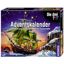 KOSMOS 631475 - Die drei Fragezeichen Adventskalender: Lse die 24 geheimnisvollen Rtsel des Geisterschiffs