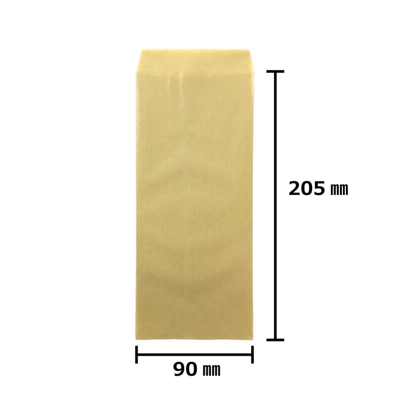 Kakukay E-10S Envelopes, Kraft Envelopes, Long, No. 4, 500 Sheets