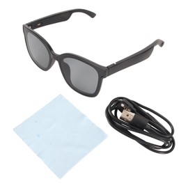 Smart Glasses BT5.0 Low Latency Built in Mic Speaker Hands Free Call Wireless Bluetooth Sunglasses for PC Phone Laptop