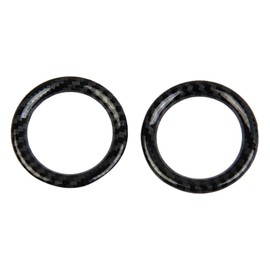 TOTMOX Car Inner Front Door Speaker Cover Trim Compatible with Dodge Durango 2014-2022, Carbon Fiber