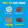 Flipz White Fudge Covered Pretzel, 5 Ounce (Pack of 6)