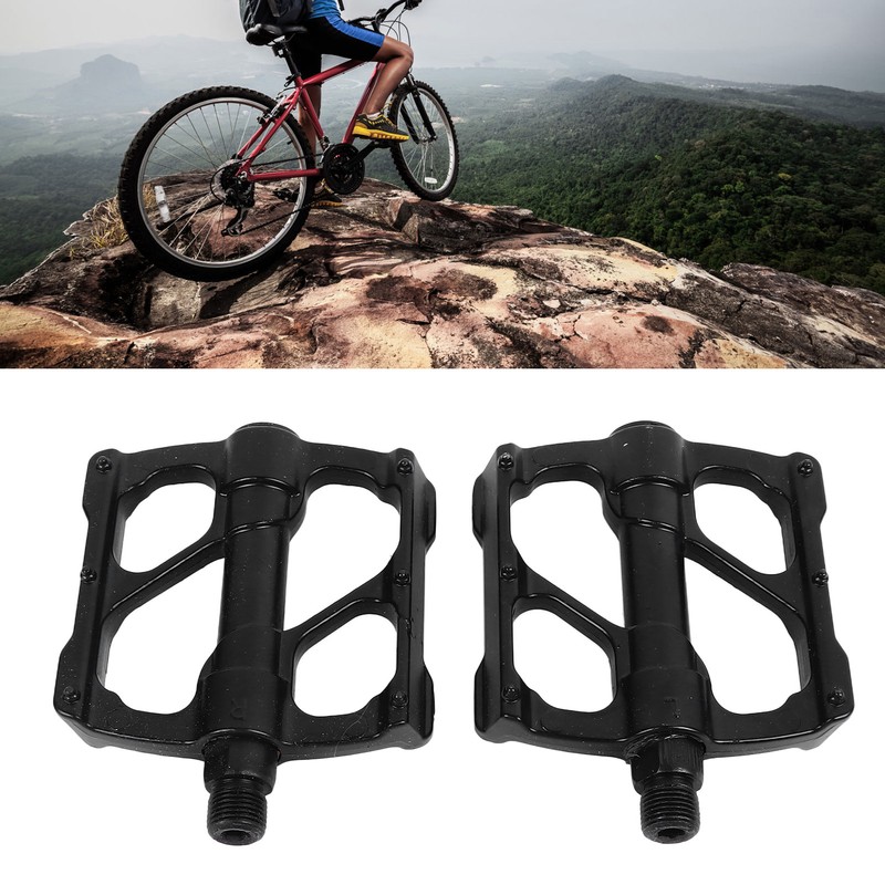 Mountain Bike Pedals 3 Bearings Aluminum Alloy Wide Platform Slip