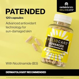 Heliocare Suplemento Avanzado de Niacina B3: Extracto Fernblock PLE 240mg Por Porción - Apoya la Salud de las Células de la Piel con Vitamina B3 Niaci
