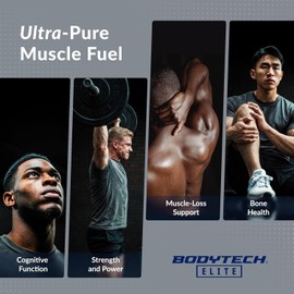 BodyTech Elite German Creatine with Creapure, Unflavored, 60 Servings