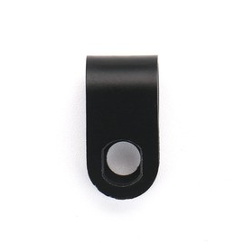 Baomain R-Type Cable Clamp 1/4 Inch Black UC-1 Pack of 100