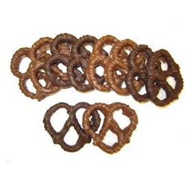 Wockenfuss Candies Chocolate Pretzels - Dark - 1lb