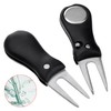 MUXSAM 2Pcs Golf Divot Tools Stainless Steel Golf Club Ball