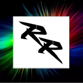 Unbranded HONDA CBR RR CUSTOM tank LETTERS AIRBRUSH, PAINTING, ART TEMPLATE STENCIL #1