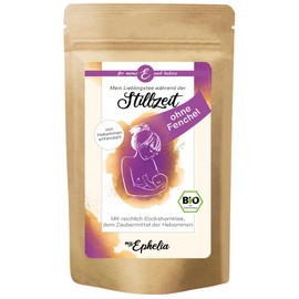 myEphelia® Organic Breastfeeding Tea without Fennel (70 g) - Developed by Our Midwife - Nursing Tea for Mothers After Birth with Plenty of Fenugreek to Stimulate Milk Formation (Vegan & No Additives)